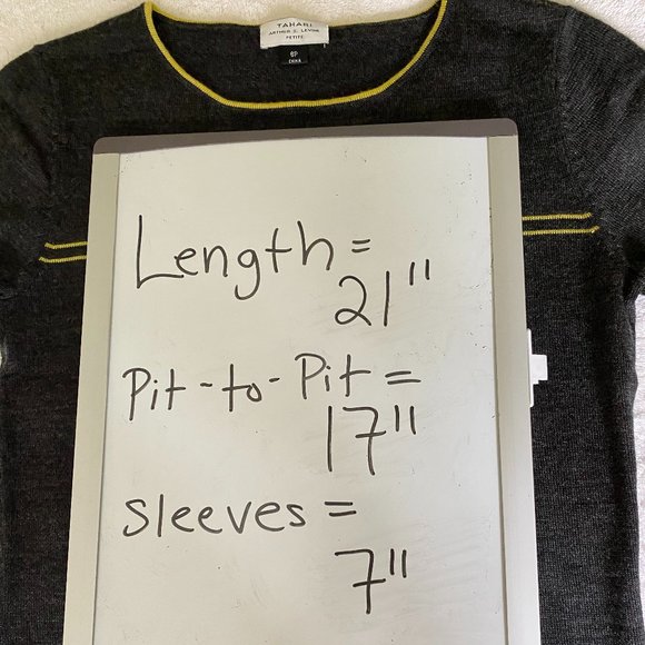 Grey dressy t-shirt - Picture 3 of 8